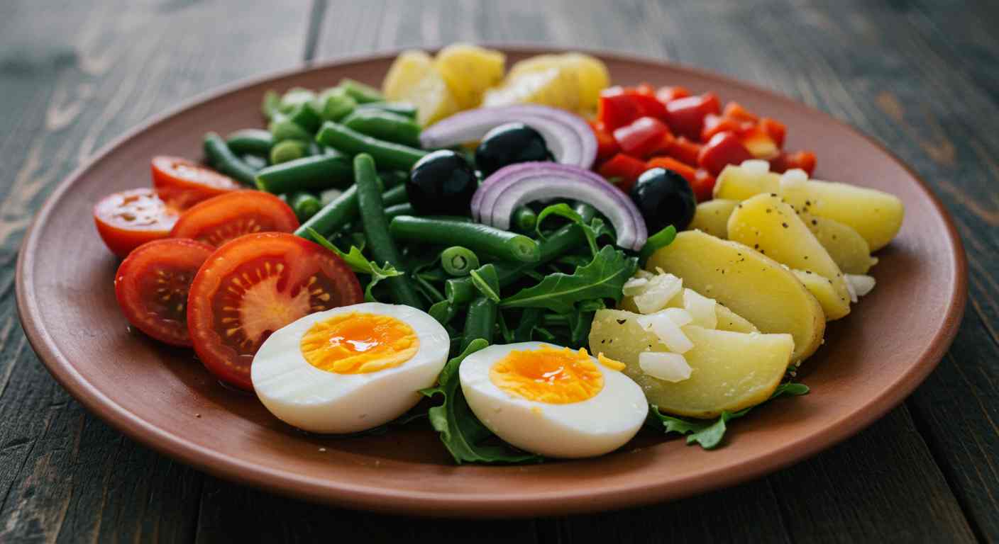 Ensalada Niçoise Vegetariana