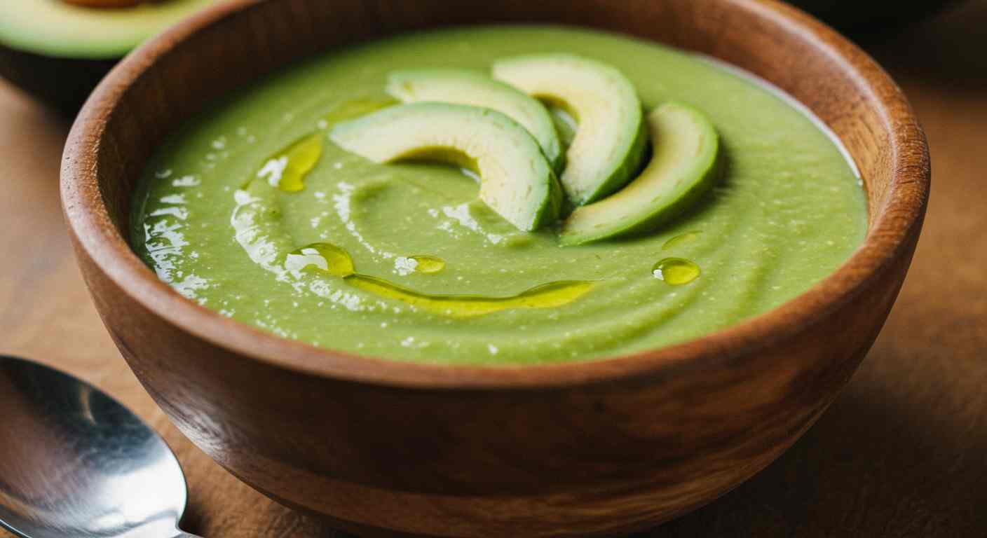 Sopa Fría de Aguacate