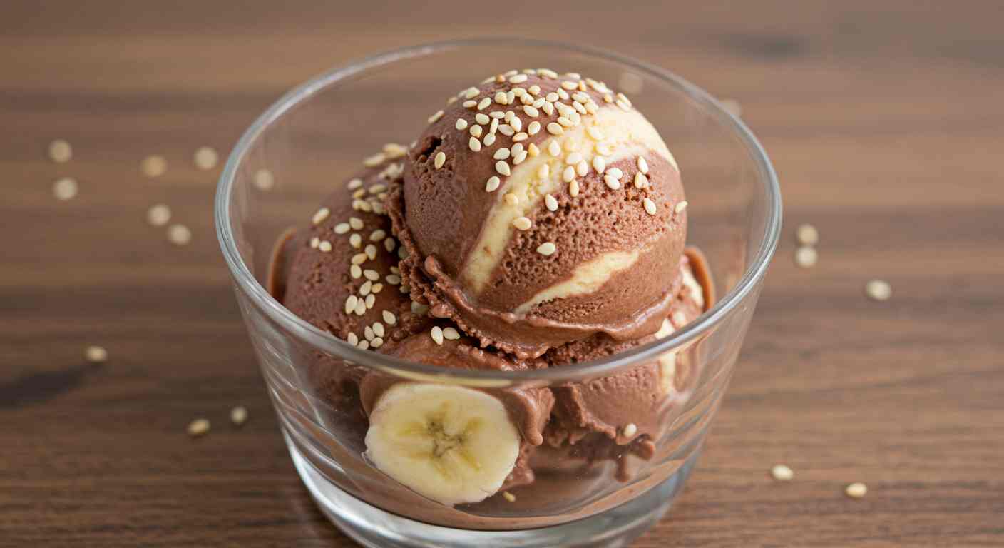 Helado de Chocolate y Plátano