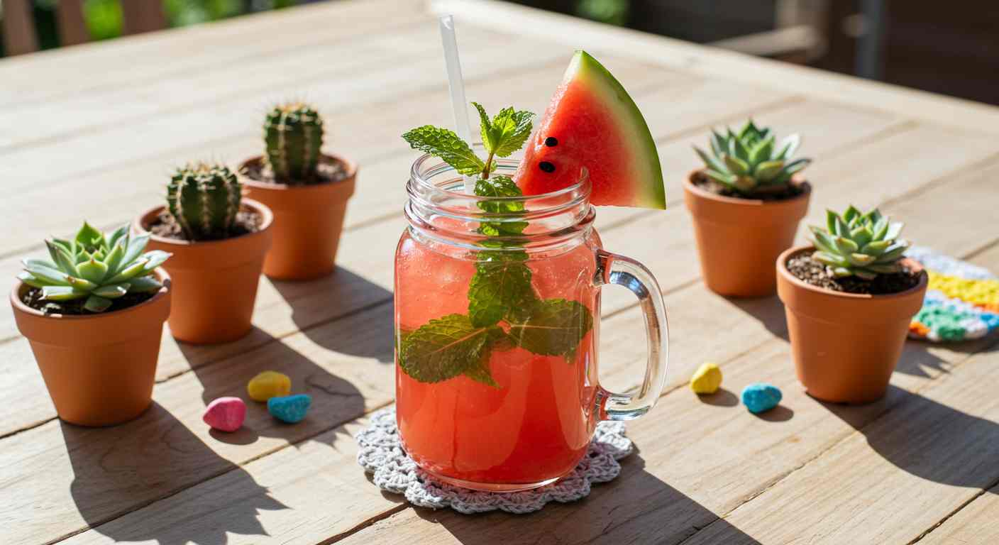 Receta saludable: Agua de Sandía y Hierbabuena - Bebidas