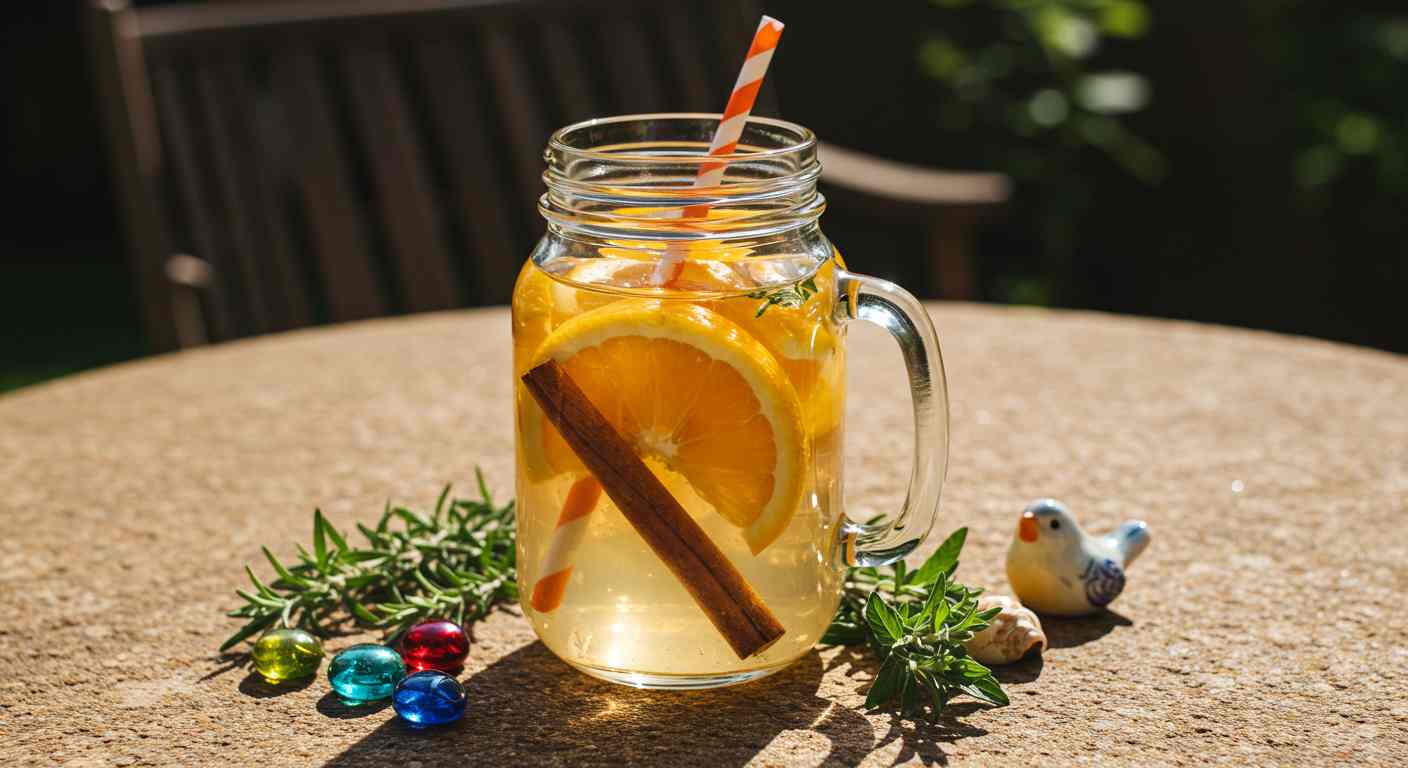 Agua de Naranja y Canela