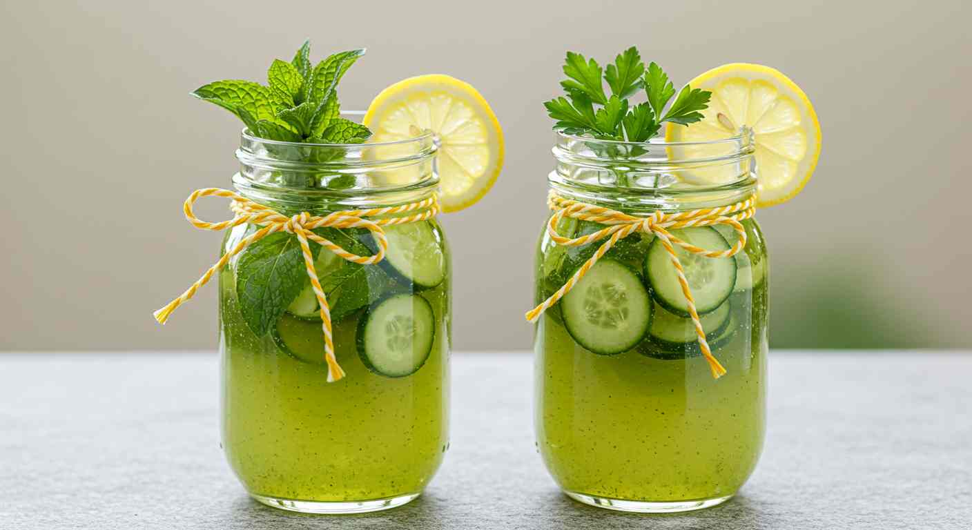 Receta saludable: Bebida de Apio, Limón y Pepino Detox - Bebidas