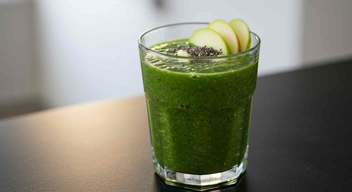 Batido de Espinaca y Manzana Detox