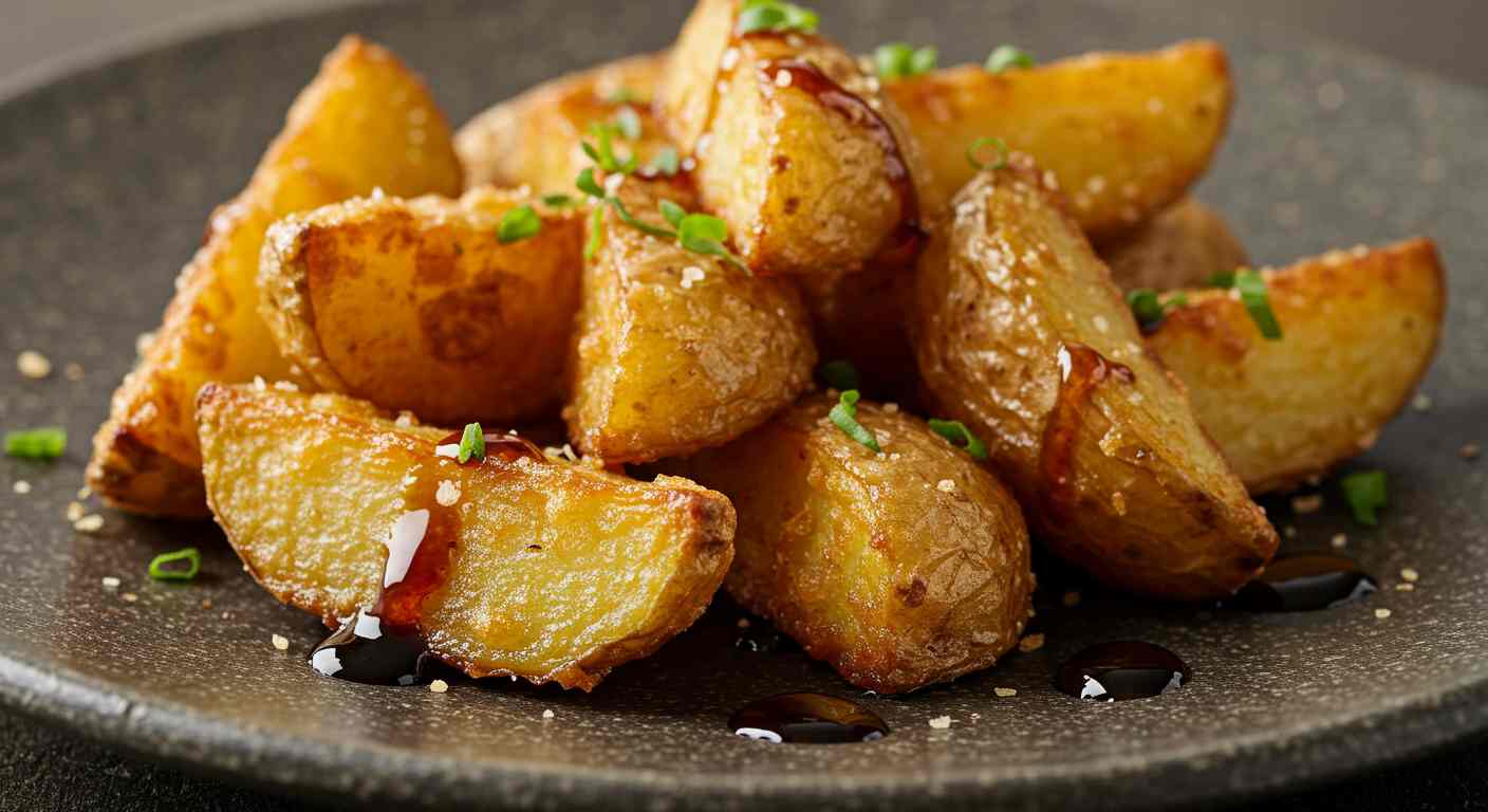 Papas Crocantes con Mantequilla y Soja