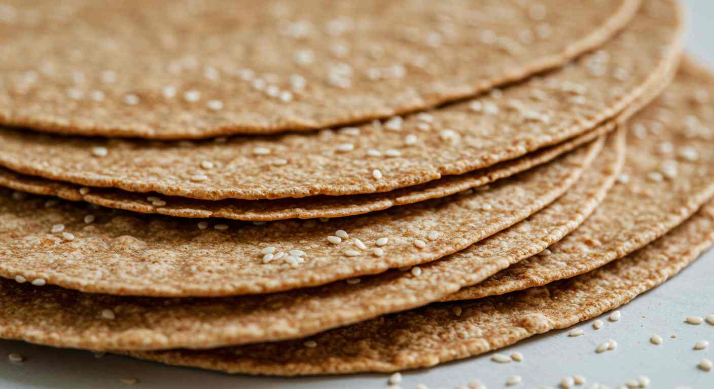 Tortillas Integrales de Sésamo