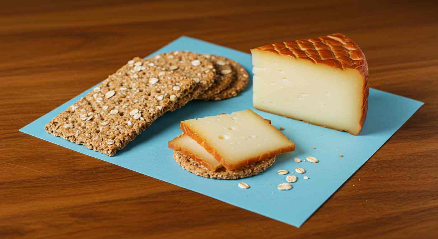 Galletas de Queso Ahumado y Avena