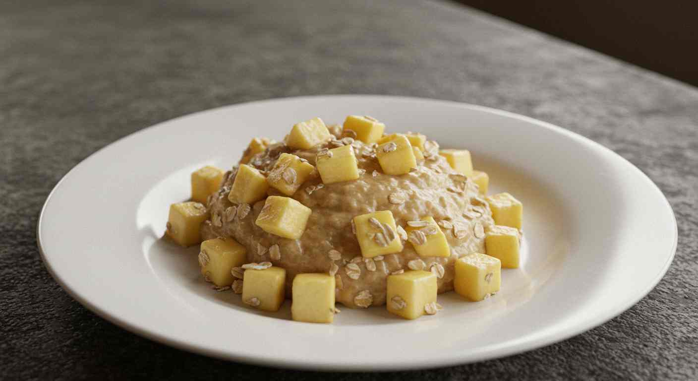 Natillas de Manzana y Avena Fáciles y Rápidas