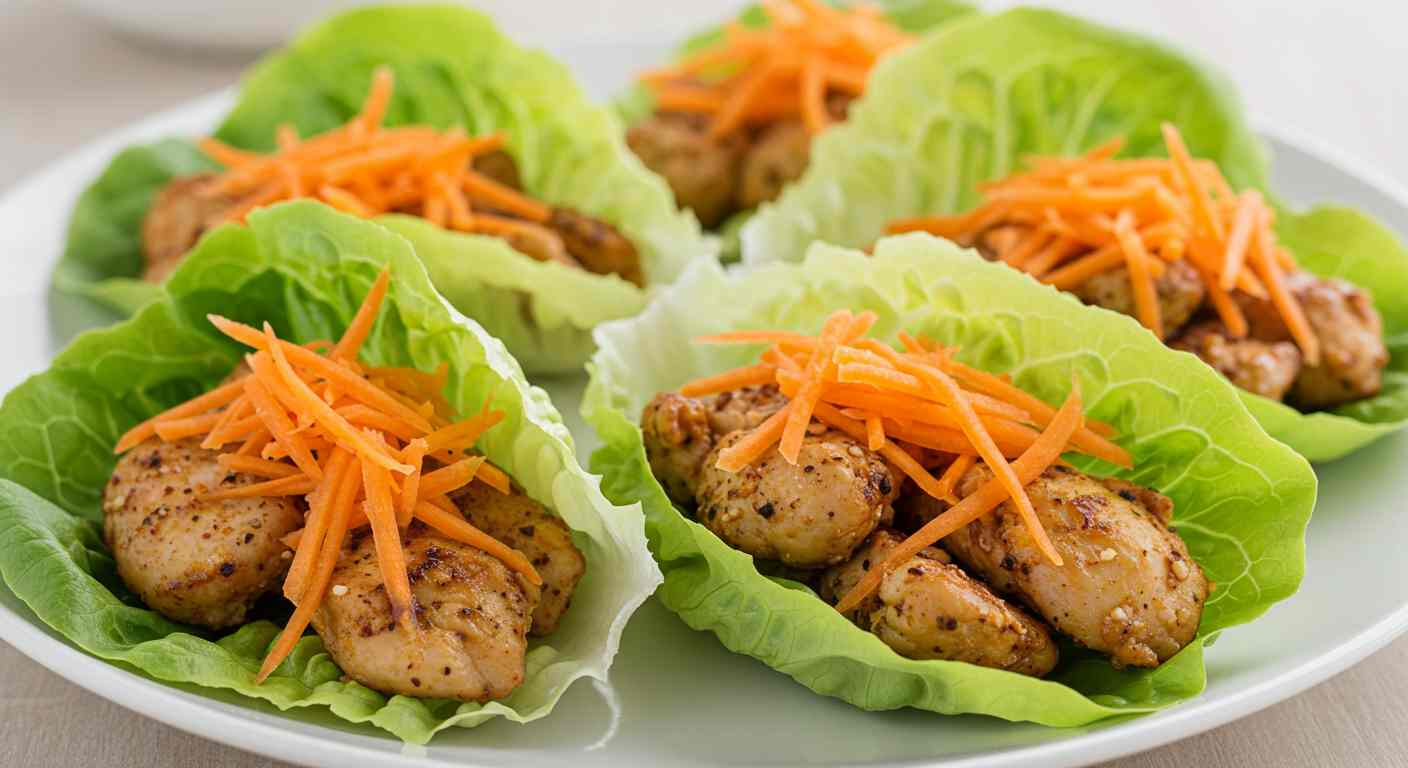 Wraps de Pollo y Lechuga