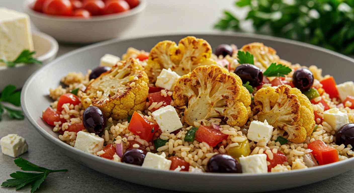 Arroz De Coliflor Y Ajo