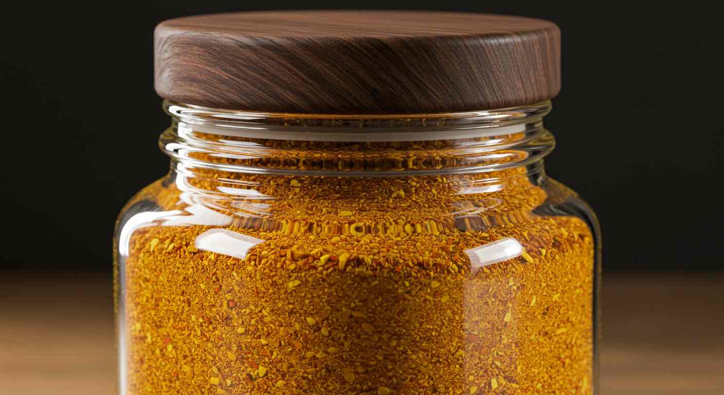 Condimento de jengibre y cúrcuma