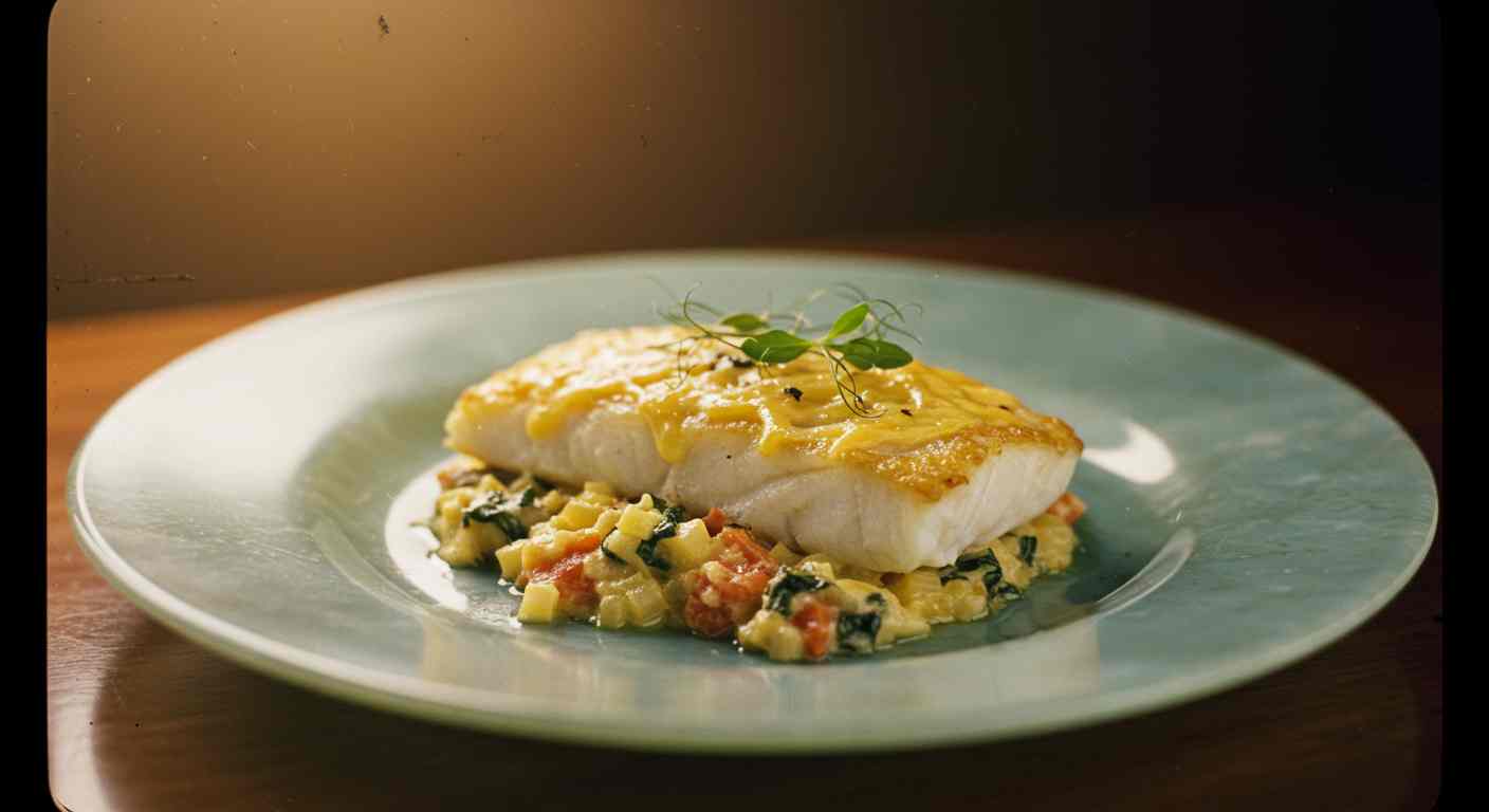 Bacalao a la florentina - Especial para tiroides