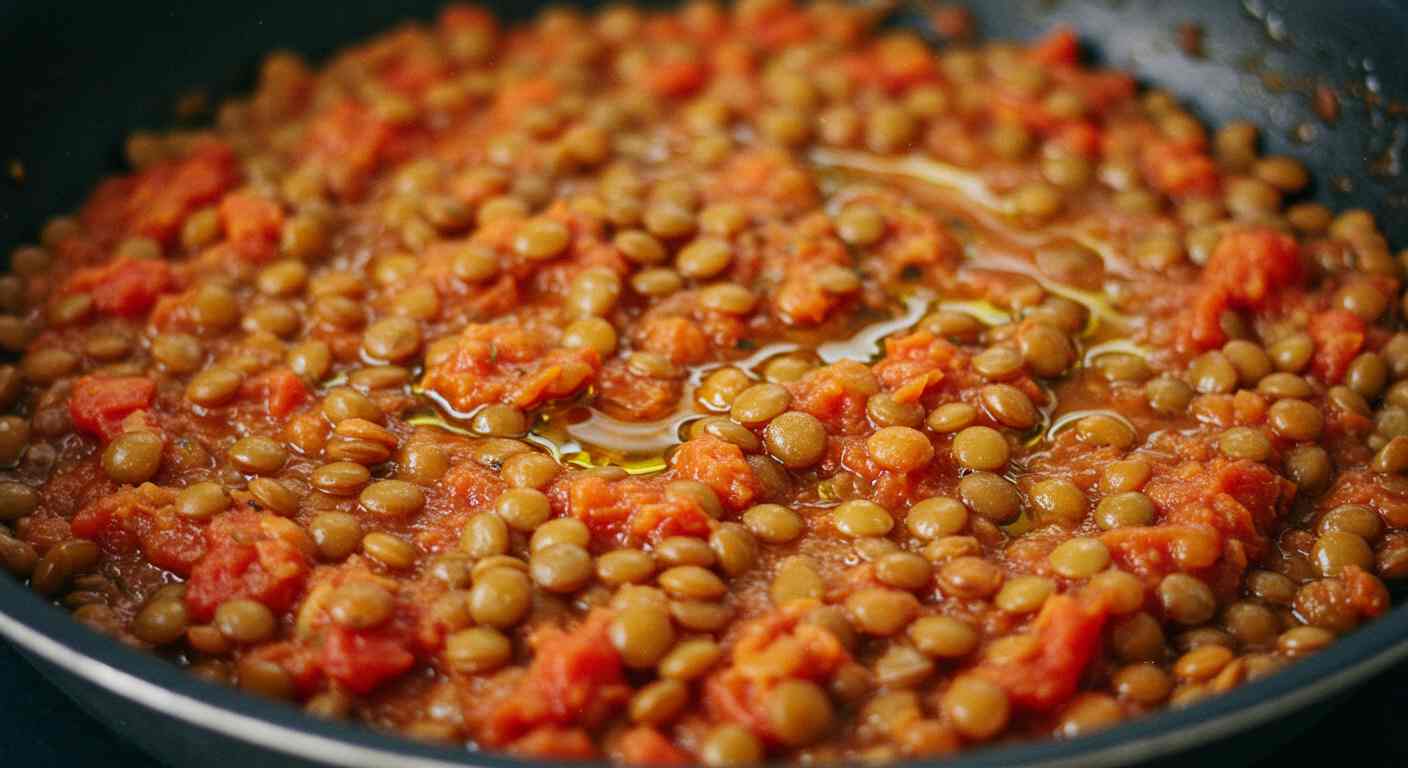 Salsa Mediterránea de Lentejas - Especial para Tiroides