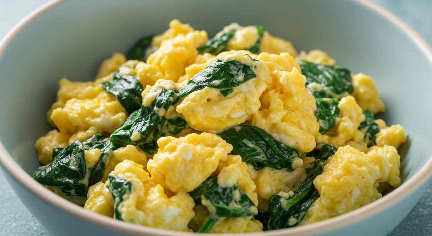 Receta saludable: Huevos con Espinacas - Ideal para Diabéticos - Diabéticos