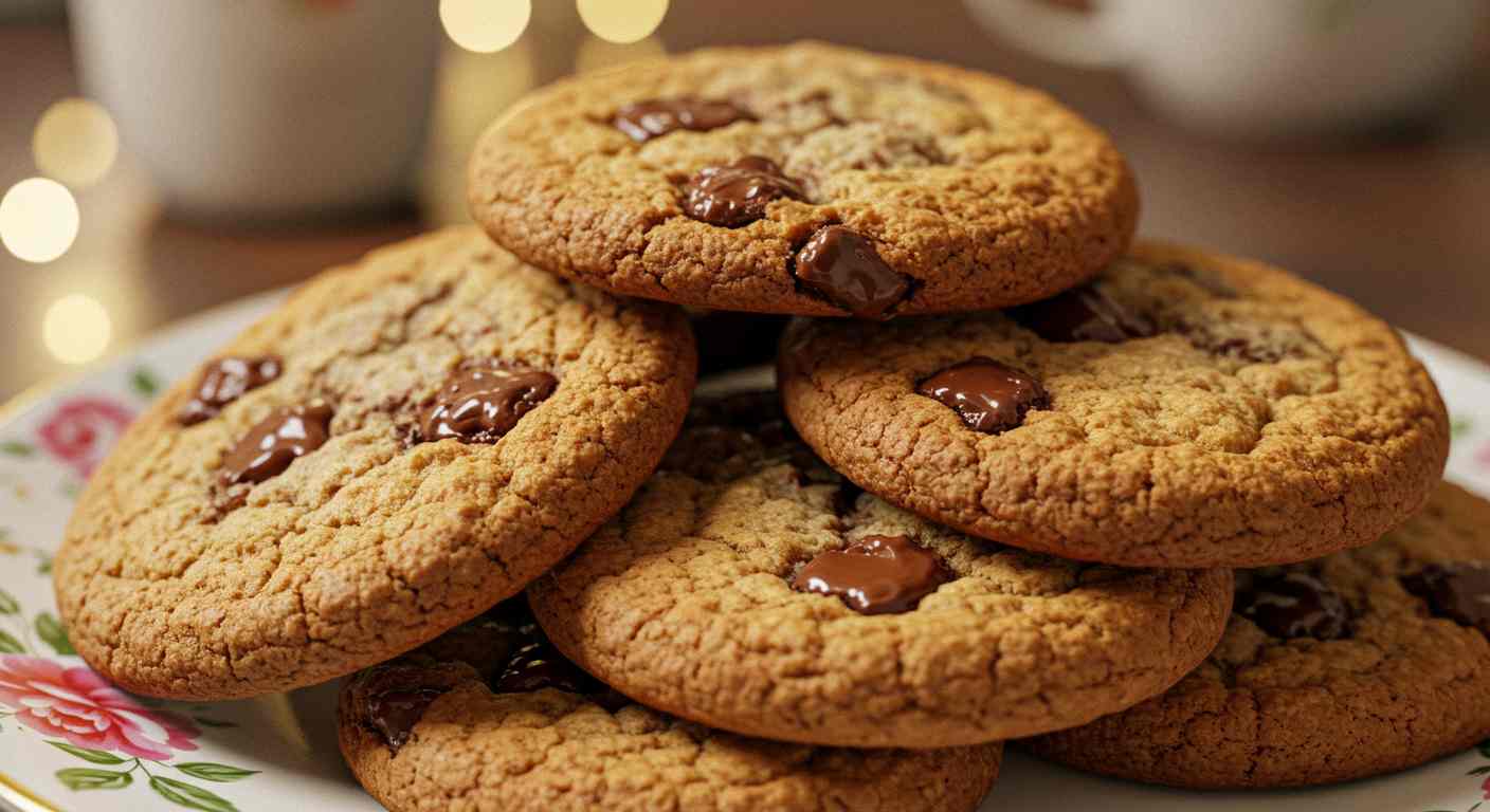 Galletas con Pepitas de Chocolate - Suaves y Saludables