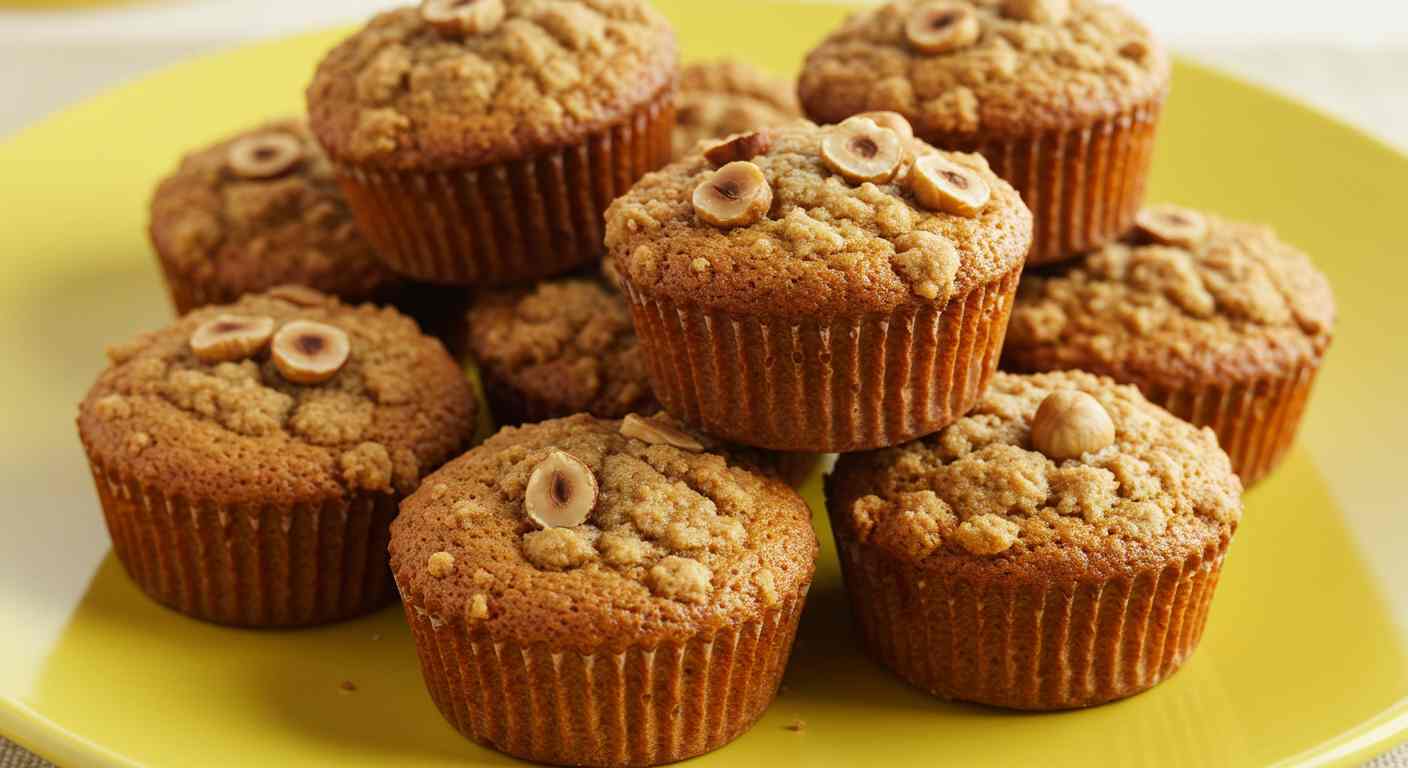 Magdalenas de Avellanas - Saludables y Nutritivas