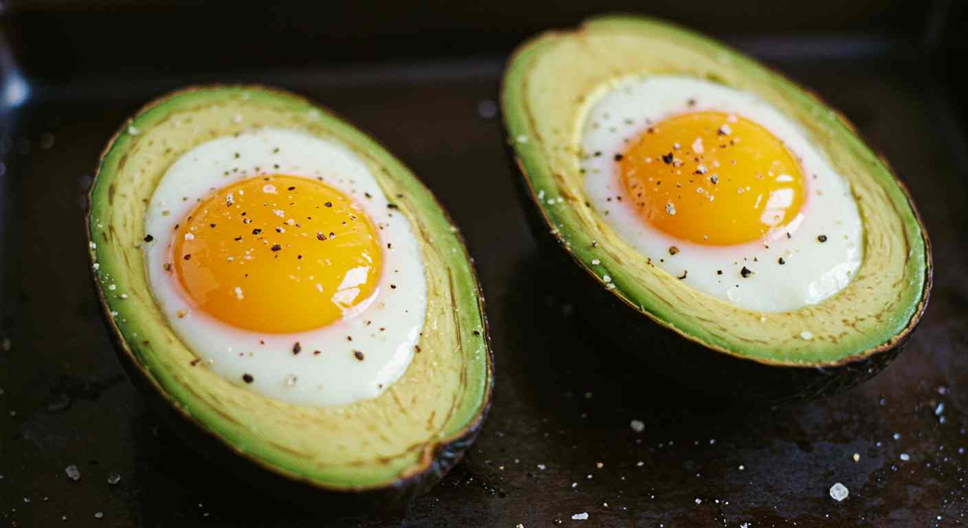 Huevo Horneado en Aguacate