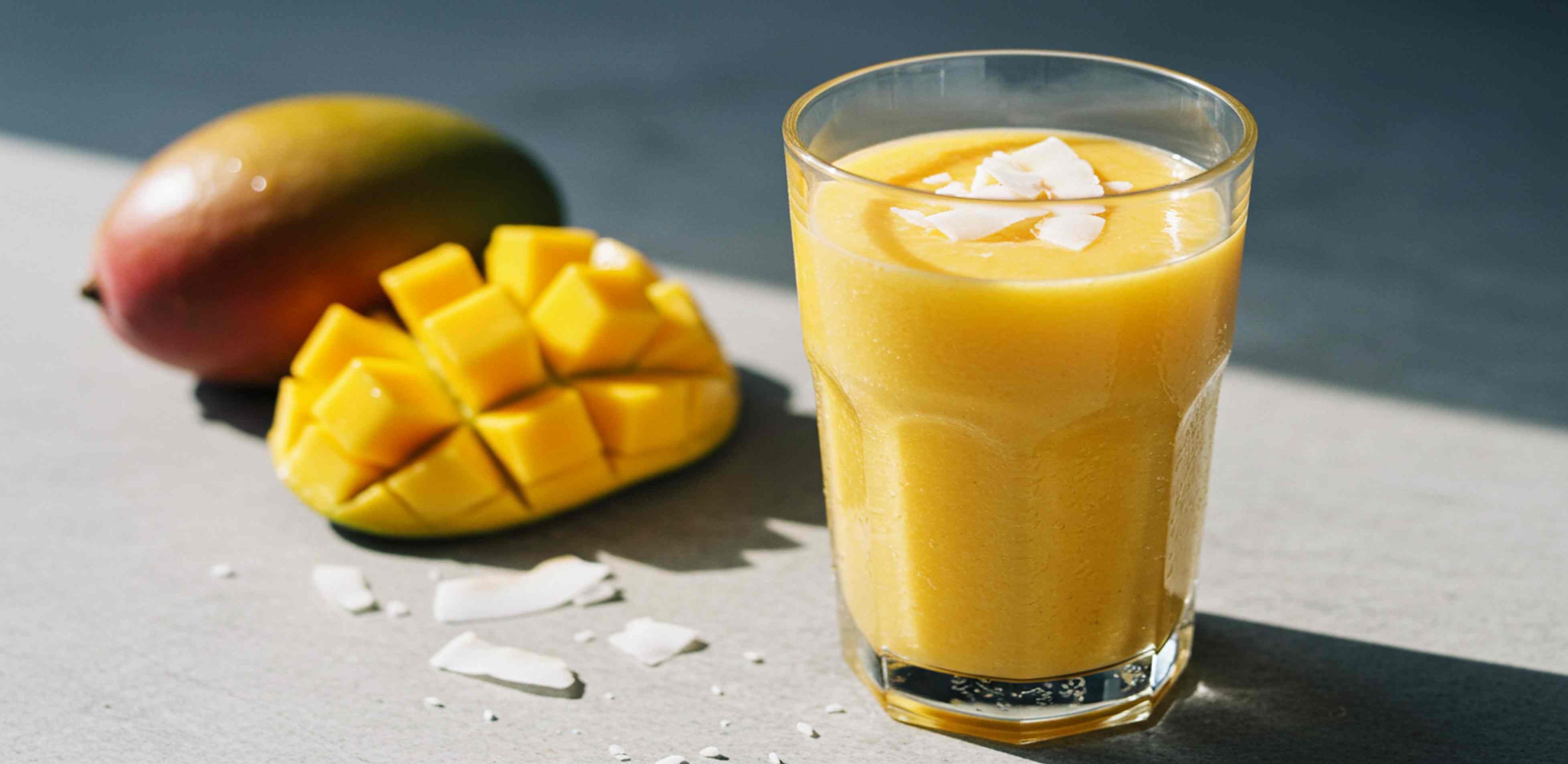 Receta saludable: Batido de mango y coco - Bebidas