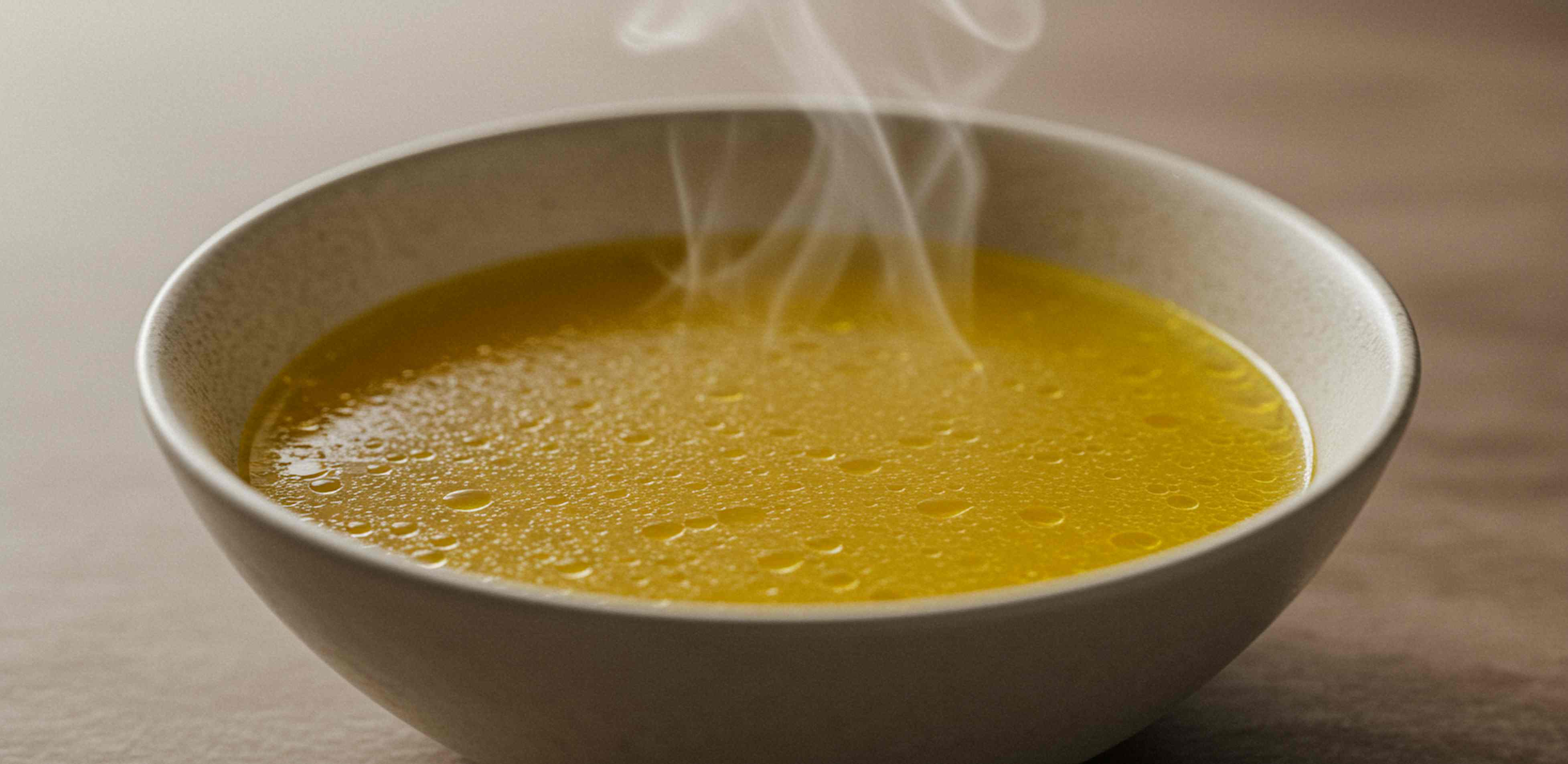 Receta casera de caldo de pollo