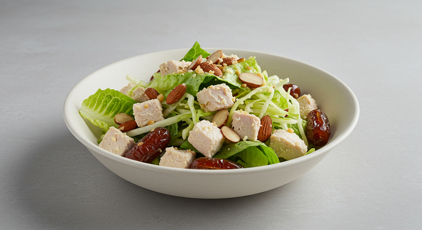 Ensalada de pollo con almendras